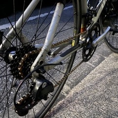 DUNLOP クロススポーツ 軽量アルミボディ 700-28c 2X8段式