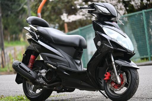 キムコ*KYMCO*レーシング125*前後新品タイヤ*バックレスト付き*WAKO'Sオイル*下取り配送も可能です！