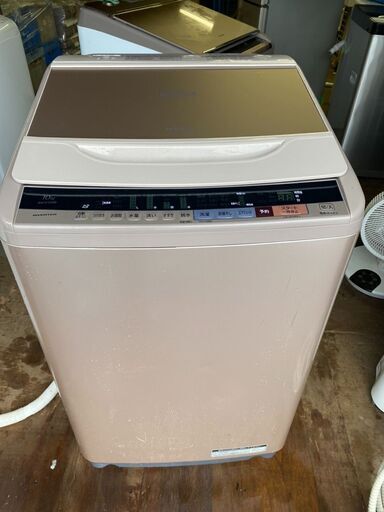 北九州市内配送無料店日立 HITACHI BW-V100B N [ビートウォッシュ 全自動洗濯機 （10kg）