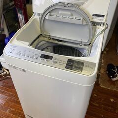 2019年式　シャープ SHARP ES-TX5D-S [タテ型洗濯乾燥機 5.5kg