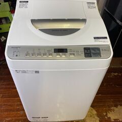 2019年式　シャープ SHARP ES-TX5D-S [タテ型洗濯乾燥機 5.5kg