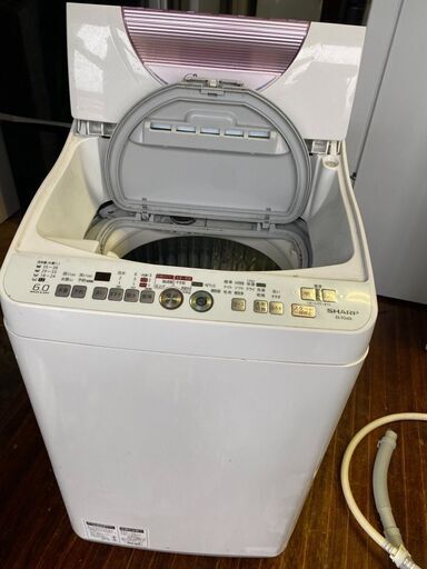 北九州市内配送無料店シャープ SHARP ES-TG60L-P [たて型洗濯  