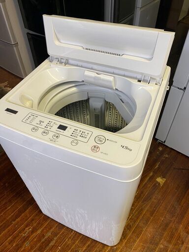 ヤマダオリジナル 全自動洗濯機 洗濯：4.5kg 幅57.5cm 一人暮し向け