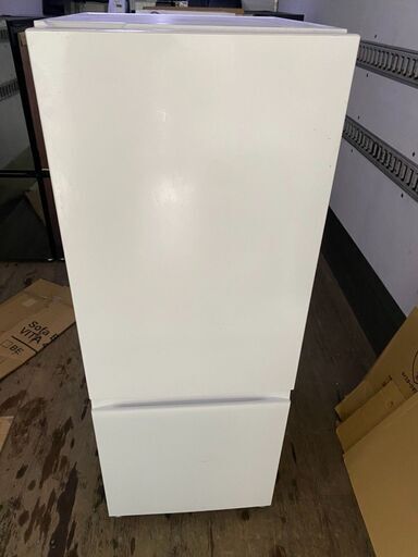 北九州市内配送無料店　2021年式　冷蔵庫 ホワイト AT-RF160-WH [162L /2ドア /右開きタイプ]