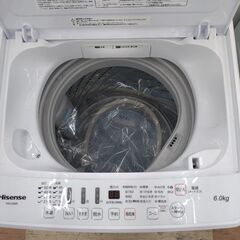 ★ジモティー割引有★ Hisense 6kg全自動洗濯機  HW-G60A 2021年製  中古品