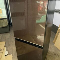 2020年式ガラス冷蔵庫 ブラウン HR-G13B-BR [2ドア /右開きタイプ /134L]