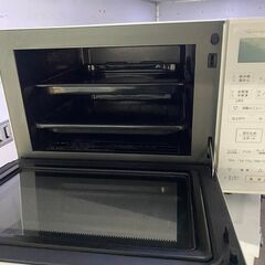 2019年式　パナソニック エレック オーブンレンジ 23L フラットテーブル 遠赤ヒーター 蒸気センサー ホワイト NE-MS236-W