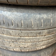 17インチホイールタイヤセットタイヤ外減りあり　10アルファードから外してます