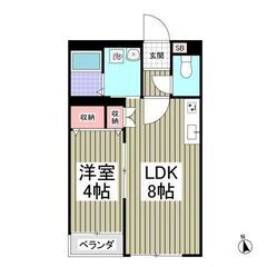 💙初期費用8万円！フリーレント1ヶ月！敷礼０！《1LDK》佐波郡...