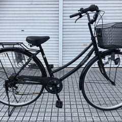 【ネット決済・配送可】【27インチ自転車】美品❗️外装6段変速　...