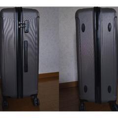 スーツケース Lサイズ TSAロック　ダークグレー　1回使用！