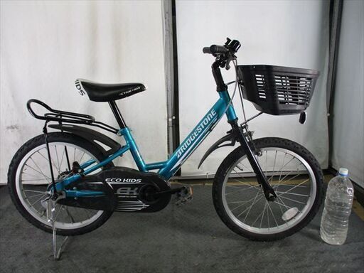 Ｄ450　★限定特価　整備済み★ブリヂストン　エコキッズ★ 中古自転車 【　18インチ　グリーン　 】