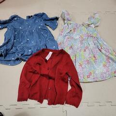 ワンピース 花柄 カーディガン 子供用品 ベビー用品 ベビー服