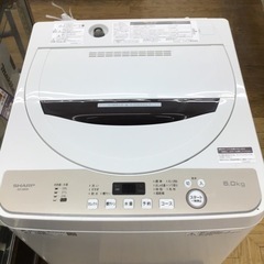 #D-5【ご来店頂ける方限定】SHARPの6、0Kg洗濯機です