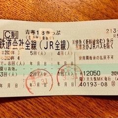 青春18きっぷ3回分