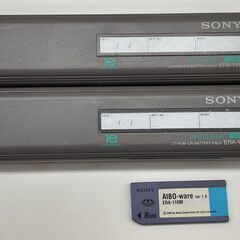 SONY AIBO アイボ ERS-110 初代モデル バッテリー×2/電源アダプター 
