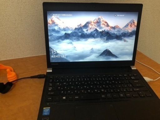 完了しました　東芝Dynabook中古ノートパソコン