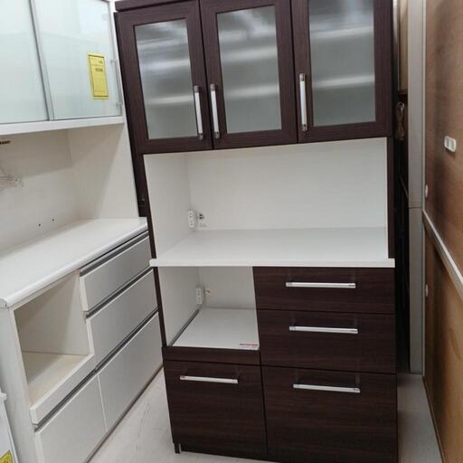 ★ジモティ割あり★ 3枚扉ｵｰﾌﾟﾝﾎﾞｰﾄﾞ　BR　現状販売, H175 W88 D47【joh1189】