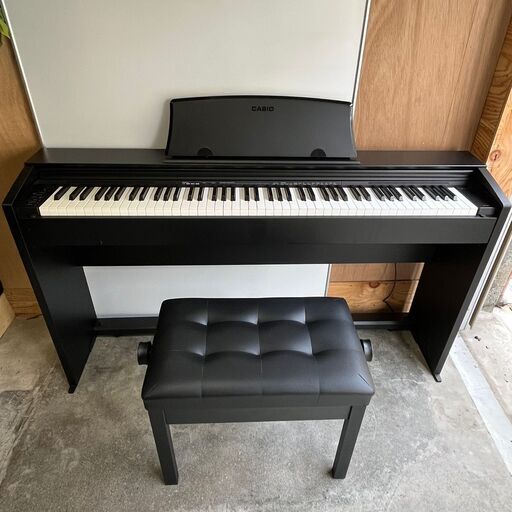 新品未使用 電子ピアノ PX-770BK カシオ CASIO ブラックウッド調 Privia [88鍵盤]