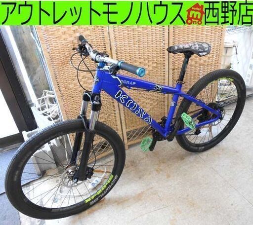 マウンテンバイク KONA SCRAP 1×9 トップチューブ530mm タイヤサイズ26インチ 自転車 札幌 西野店