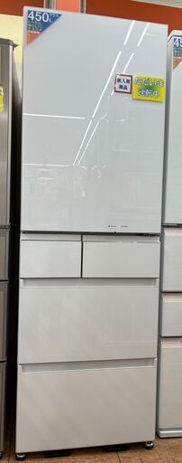 5/11 値下げオススメ品450L冷蔵庫 Panasonic パナソニックNR-E454PX-W 2019年式2132