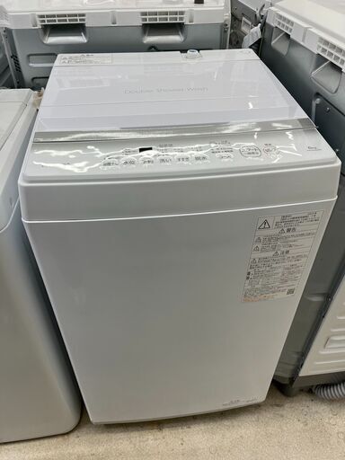 9/12 値下げ高年式6kg洗濯機 TOSHIBA 東芝AW-6GA2 2023年式2136