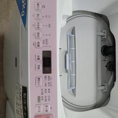 J4552　3ヶ月保証付き！　SHARP　シャープ　5.5kg洗濯機 ES-T5E5-KP 2018年製 動作確認、クリーニング済み　【リユースのサカイ柏店】