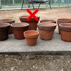 テラコッタポッド　植木鉢　8個