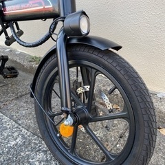 SUNPIE 電動アシスト付き折り畳み自転車 モペット E-バイク フル電動