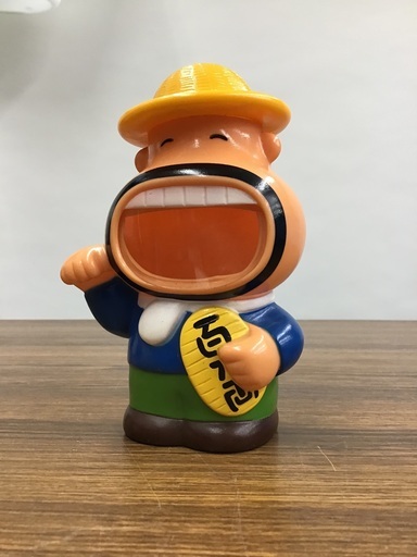 明治 カールおじさん ソフビ貯金箱