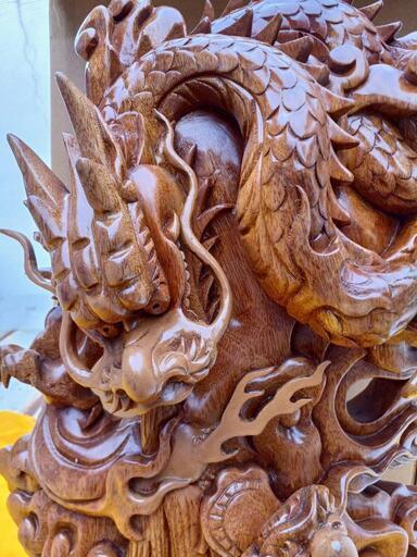 龍 一刀彫 | 一位一刀彫 谷口彫刻ECサイト 他で売れました。龍