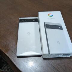 GooglePixel 6a ホワイト SIMフリー中古携帯電話