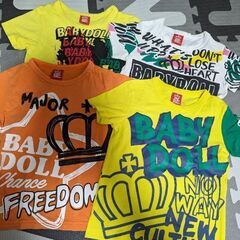 BABY DOLL半袖Ｔシャツ４点 110