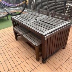 緊急値下げ　IKEA 屋外用ガーデンテーブルセット