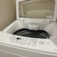 綺麗です✨ニトリ6kg全自動洗濯機