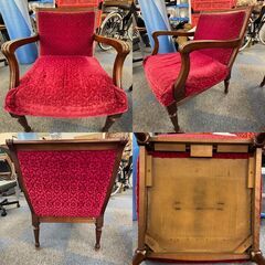 中古品】飛騨産業 キツツキ 1人掛けソファ 四つセット キツツキマーク