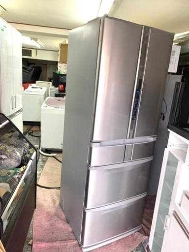 北九州市内配送無料　保証付き　日立 HITACHI R-SF440CM SH [冷蔵庫（441L・フレンチドア） 6ドア ハイブライトステンレス] 北九州市内配送無料 保証付き 日立 HITACHI R-SF440CM SH [冷蔵庫