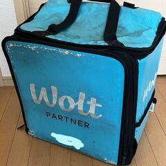 Woltの配達用バッグ（ジャンク品）差し上げます