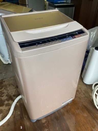 北九州市内配送無料　保証付き　日立 HITACHI BW-V100B N [ビートウォッシュ 全自動洗濯機 （10kg） シャンパン]