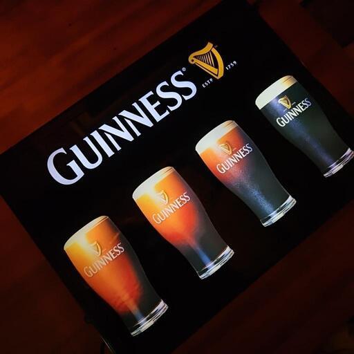 ギネスビール電飾看板
