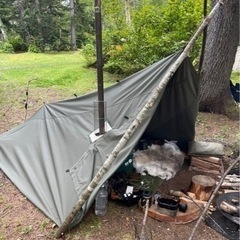 新品未使用蝦夷タープ‼️煙突穴有り‼️