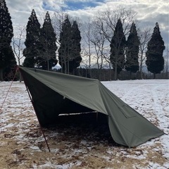 新品未使用蝦夷タープ‼️煙突穴有り‼️