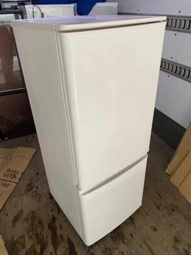 北九州市内配送無料　保証付き　2020年　冷蔵庫 Pシリーズ マットホワイト MR-P15F-W [2ドア /右開きタイプ /146L] [冷凍室 46L]