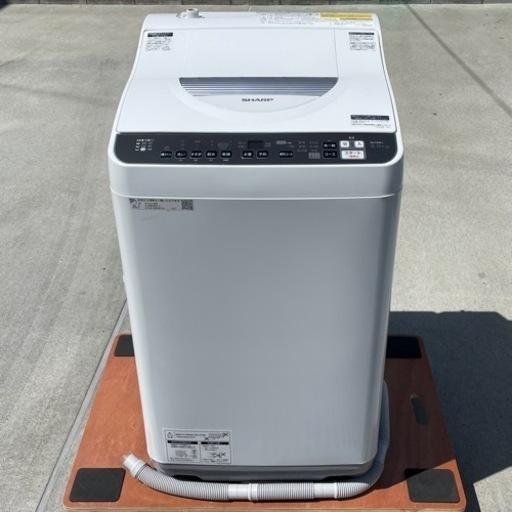 格安 ! ! ◇シャープ 洗濯乾燥機 2020年製 5.5Kg 乾燥3.5kg プラズマクラスター槽クリーン 時短 シワ抑え ES-TX5EJ 洗浄済み ! !