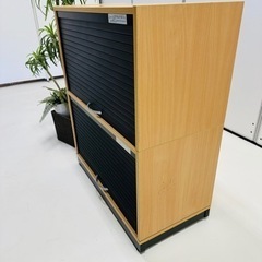 Garage シャッターストレージRRカラー ボックス シャッター2段ベース付