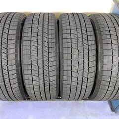 冬17インチ 日本製【2022年】215/60R17【点検OK】ダンロップ【~90％ 富山】ウインターマックス03 冬 WM03 中古 4本★アルファード C-HR エスティマ