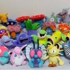 場所を取る不要になったポケモンのぬいぐるみ買い取ります!