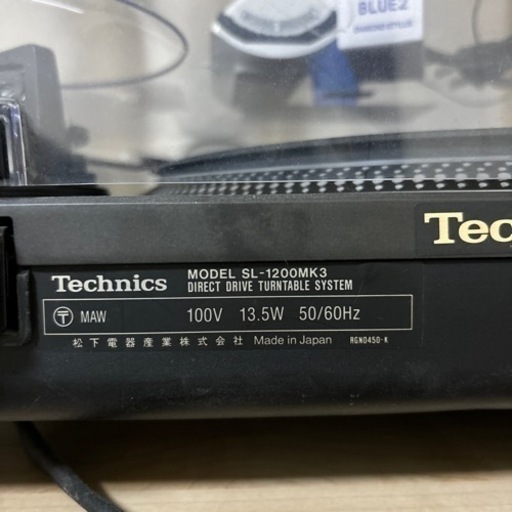 Technics SL-1200MK3 M44G カートリッジ 針付き