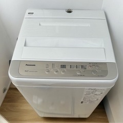 【ネット決済・配送可】洗濯機 Panasonic  5kg 20...