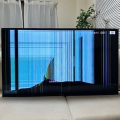 液晶割れテレビ　アイリスオーヤマ　40V型